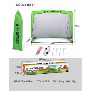 Folding Green Goal + Accessories