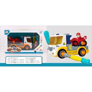 Dismountable Tow Truck + Car with Sound Function