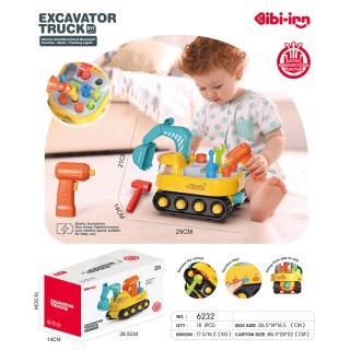 Multifunctional excavator for toddlers
