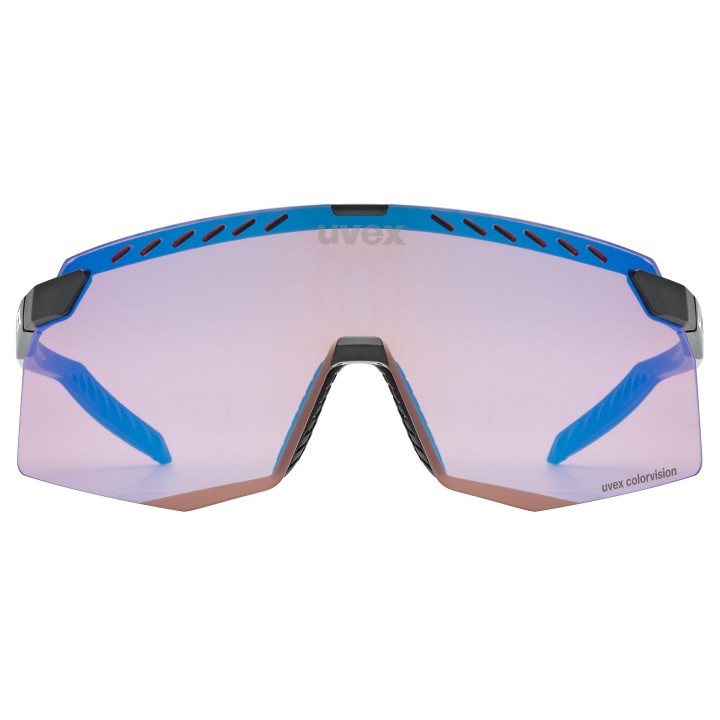 Akiniai Uvex pace stage ColorVision black matt / mirror blue