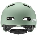 Šalmas Uvex kid 4 style bam moss green-papaya matt-51-55CM