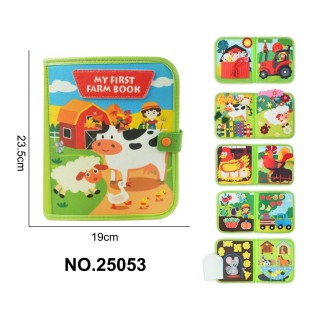 Sensory Book for Young Children Farm