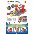 Folding Car Park with Suitcase + Accessories Fire Brigade Edition