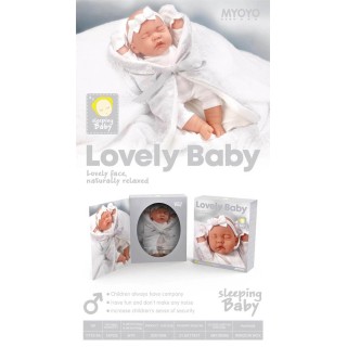 Baby Doll in Grey Blanket