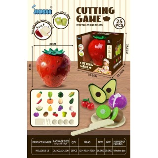 Strawberry Fruit and Vegetable Piercing Set + Accessories