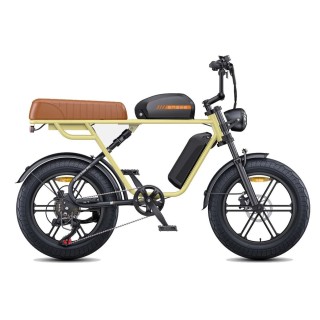 Dviratis 20" elektrinis Engwe M1 dviguba baterija geltonas