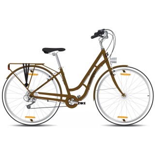 Dviratis Tabou Retro brown-black-M / 19"