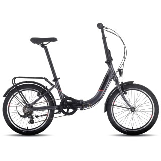 Dviratis Tabou Fold ECO anthracite-red