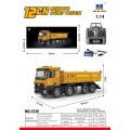 R/C Dumper Truck Yellow 1:14