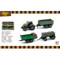 1:48 Tractor with Lights and Sound Function + Trailers