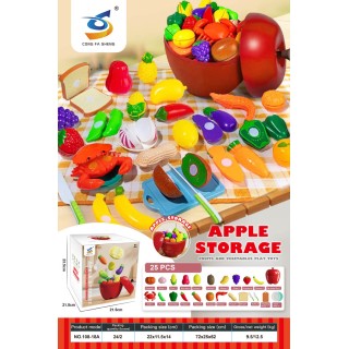 Fruit Slicing and Accessory Set in Apple