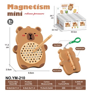 Capybara magnetic board