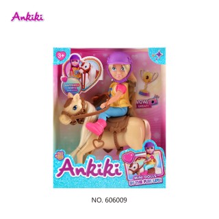 Ankiki doll with horse + accessories