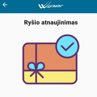 Duomenų atnaujinimo kuponas - Standartinis planas