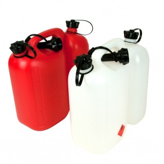 Kombinuotas bakelis kurui ir alyvai Oregon 5+3 l Raudonas