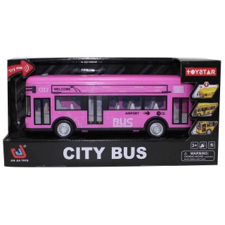 Pink Bus with Sound and Lights Function