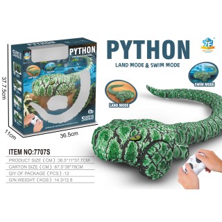 R/C python snake with swimming function