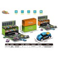 Container with Cars + Route