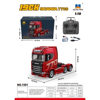 SCANIA 770S R/C truck 1:18 Red
