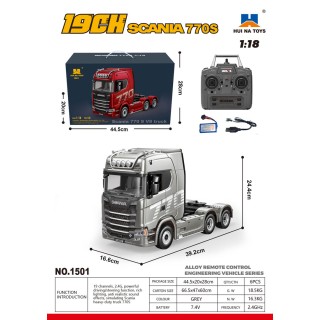 SCANIA 770S R/C truck 1:18 Grey