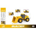 Yellow Excavator with Lights and Sound Function 1:32