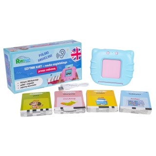 Educational Learning Card Set Blue