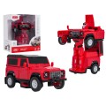 1:32 Scale 2-in-1 Car/Robot Land Rover Defender (Red) by RASTAR