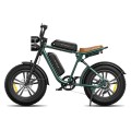 Dviratis 20" elektrinis Engwe M20 dviguba baterija žalias