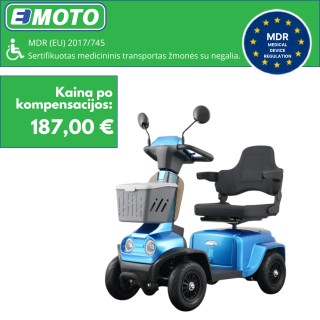 Elektrinis skuteris VIVAGO MDR, 500W 20AH Ličio jonų eMOTO