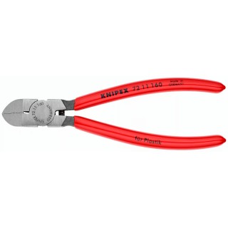 Žnyplės plastikui 45 160mm KNIPEX