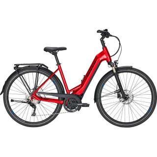 Dviratis 28" elektrinis Bulls Lacuba Evo 10 unisex wave raudonas - m