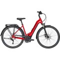 Dviratis 28" elektrinis Bulls Lacuba Evo 10 unisex wave raudonas - m