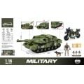 Military Vehicle Set with Tank + Figures