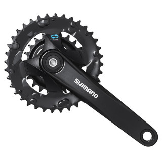 Priekinis žvaigždžių blokas Shimano ALTUS FC-M315-2 175MM 7/8-speed black-36X22T