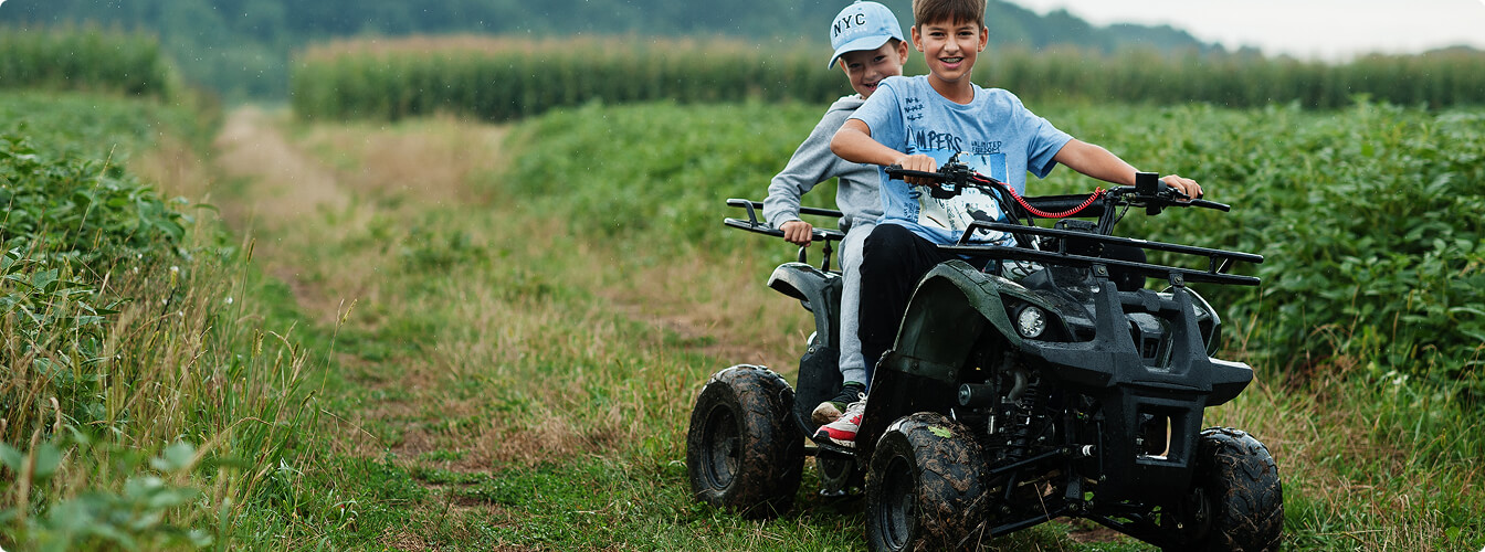 Vaikiški elektriniai keturačiai